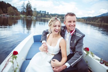 Trachtenhochzeit auf der Ganslernalm in Kitzbühel