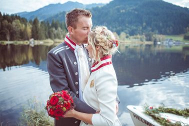 Trachtenhochzeit auf der Ganslernalm in Kitzbühel