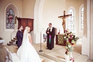 Hochzeit in der Sankt Leonhardskirche in Knittlingen