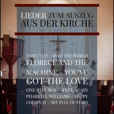 Lieder zum Auszug aus der Kirche