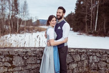 Afterwedding Brautpaar Shooting in Tracht in Füssen