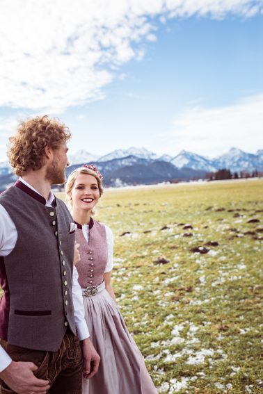 Trachtenhochzeit Brautpaar Füssen