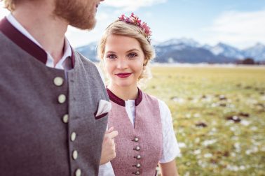 Trachtenhochzeit Brautpaar Füssen