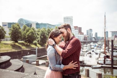 Engagementshooting-Medienhafen-Düsseldorf