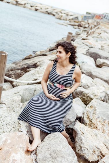 Babybauchshooting in Barcelona