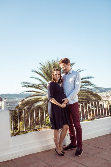 Babybauchshooting in Barcelona