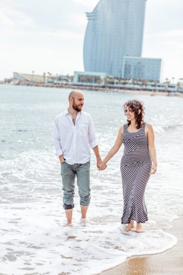 Babybauchshooting am Strand