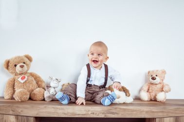 Babyfotos zu Hause