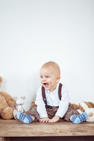 Babyfotos zu Hause