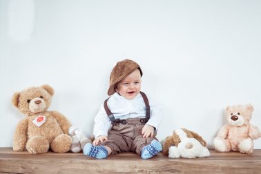 Babyfotos zu Hause
