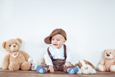 Babyfotos zu Hause