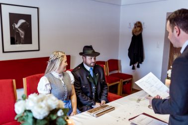 Elopment Hochzeit in Riet in Tirol