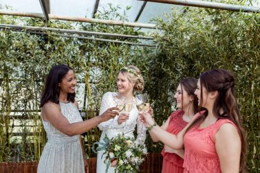 Hochzeit im Gewächshaus Decher in Karben
