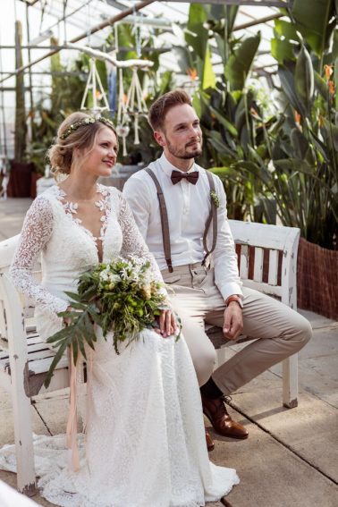Hochzeit im Gewächshaus Decher in Karben