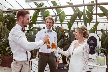 Hochzeit im Gewächshaus Decher in Karben