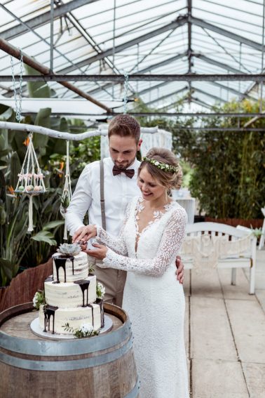 Hochzeit im Gewächshaus Decher in Karben