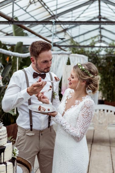 Hochzeit im Gewächshaus Decher in Karben