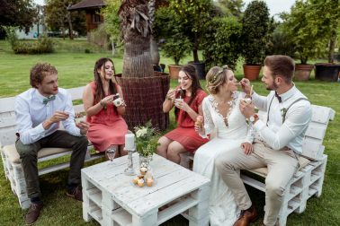 Hochzeit im Gewächshaus Decher in Karben