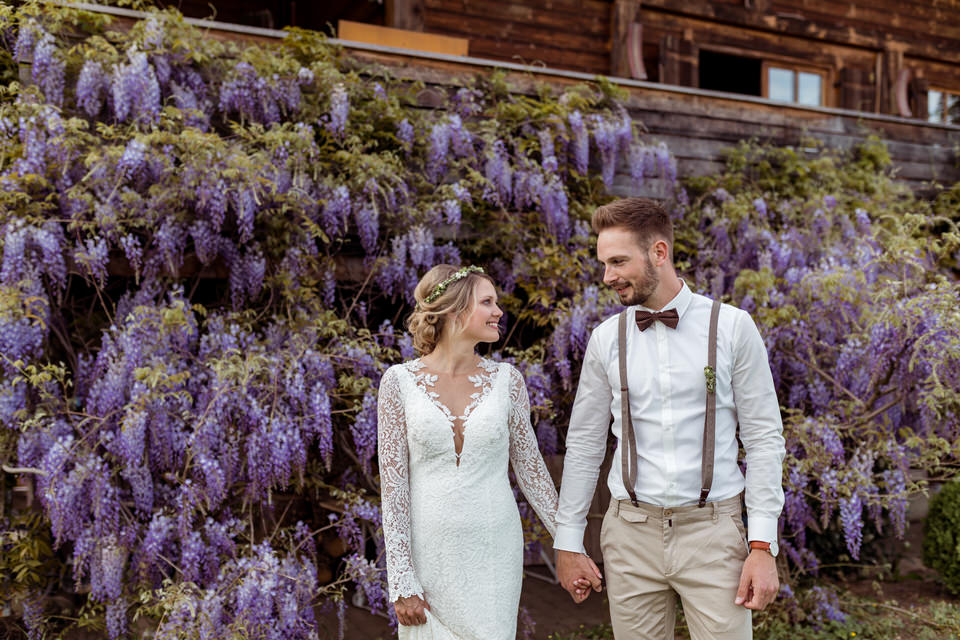 Hochzeit im Gewächshaus Decher in Karben