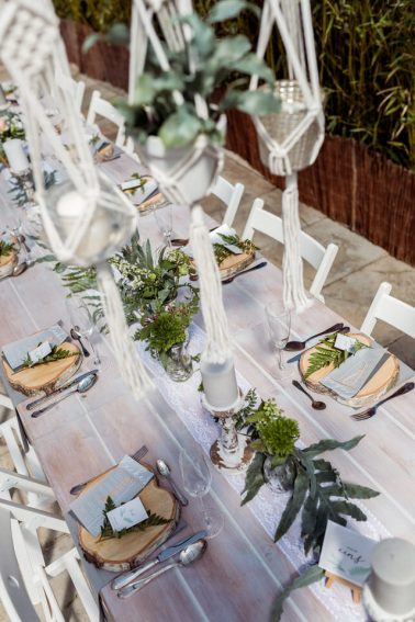 Boho Hochzeit im Gewächshaus Decher in Karben