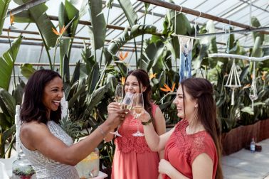 Boho Hochzeit im Gewächshaus Decher in Karben