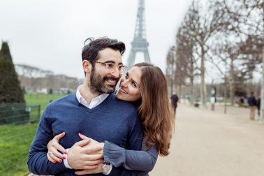 Verlobungsshooting in Paris