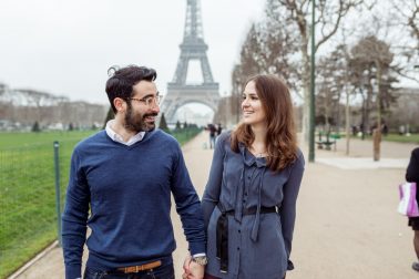 Paarshooting am Eifelturm in Paris