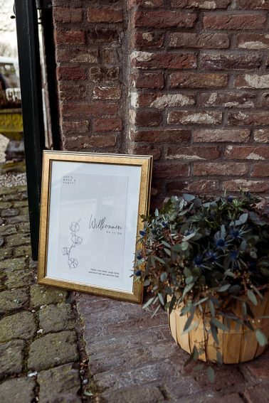 Willkommensschuld Hochzeit Mühlenhof Kalkar