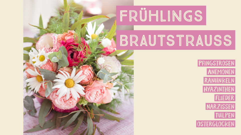 Frühlings Brautstrauß
