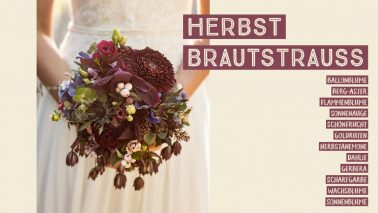 Herbst Brautstrauß