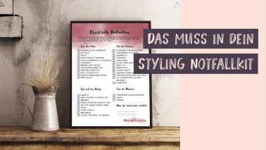 Styling notfallkit Checkliste