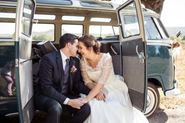 Vintage Hochzeit in Knittlingen mit Bulli