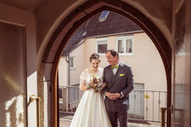 Vintage Hochzeit in Knittlingen mit Bulli