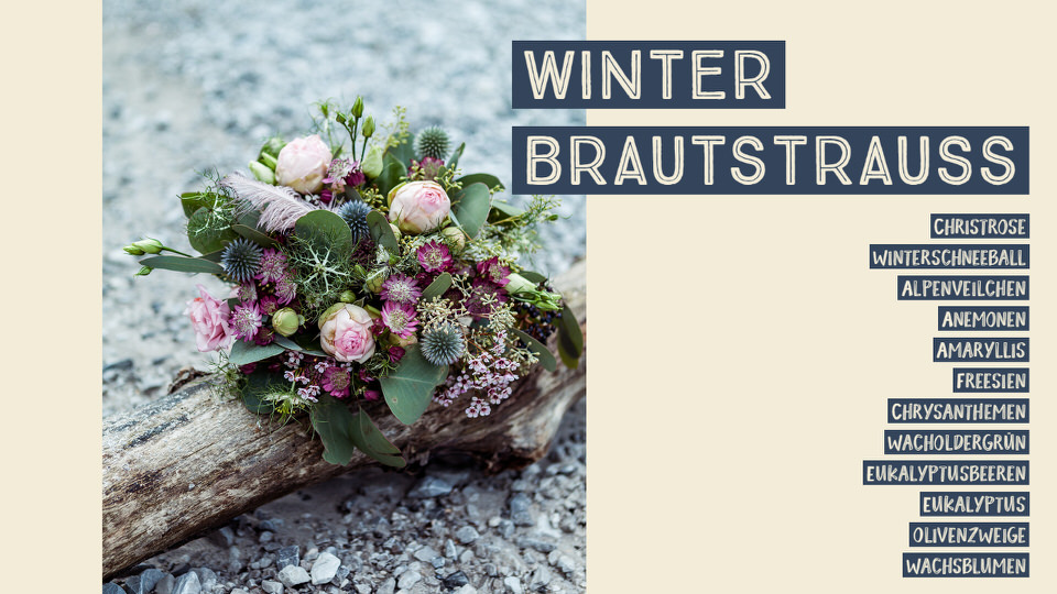 Winter Brautstrauß