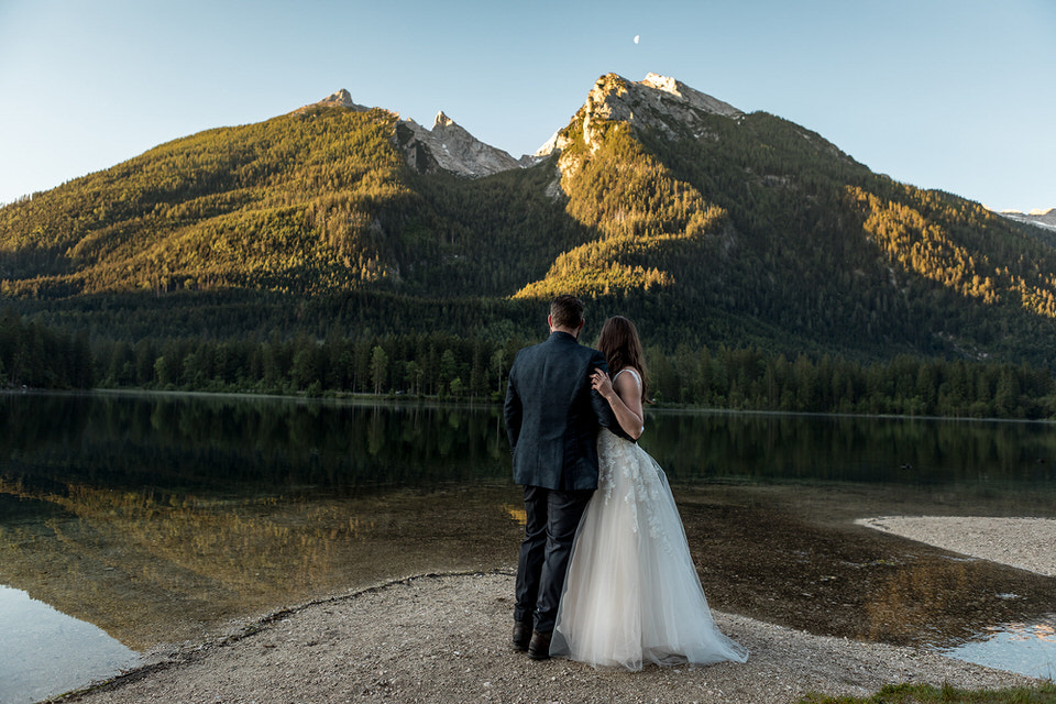 Heiraten Brautpaar am Hintersee
