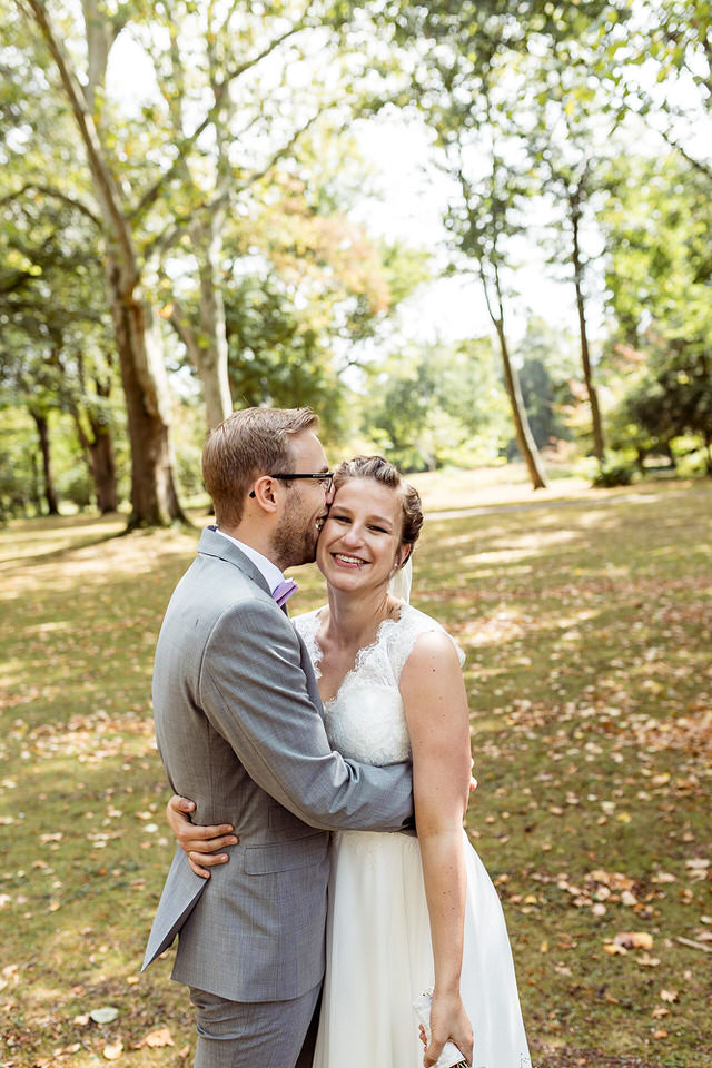 Standesamtliche Hochzeit mit Feier im Bootshaus im Volksgarten in Düsseldorf