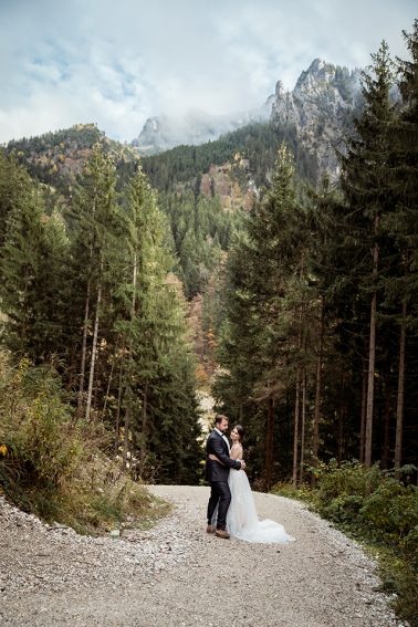 Hochzeit auf der Rohrkopfhütte am Schloss Neuschwanstein in Füssen