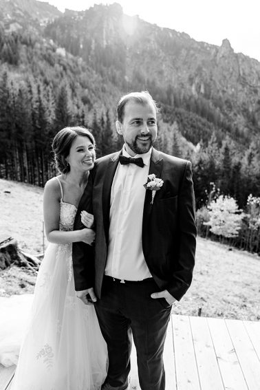 Hochzeit auf der Rohrkopfhütte am Schloss Neuschwanstein in Füssen