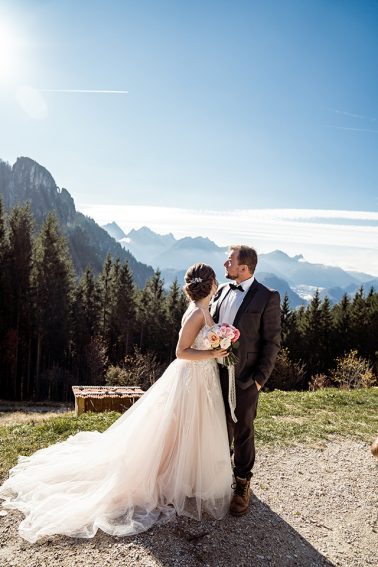 Hochzeit auf der Rohrkopfhütte am Schloss Neuschwanstein in Füssen