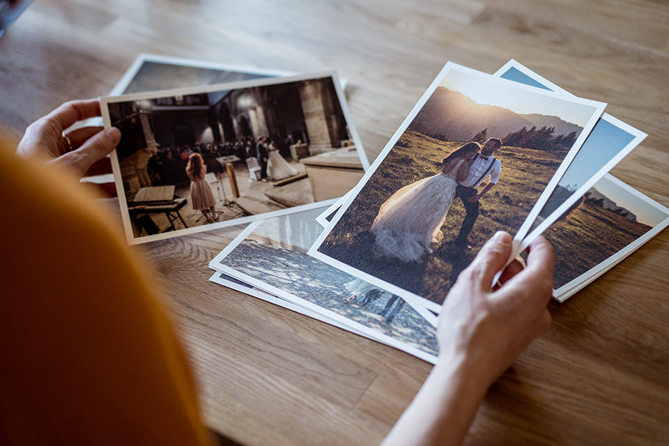 Hochzeitsfotograf Stefanie Anderson Prints und selbstklebe Alben