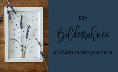 DIY Anleitung Bilderrahmen aus Fotokarton als Weihnachtsgeschenk