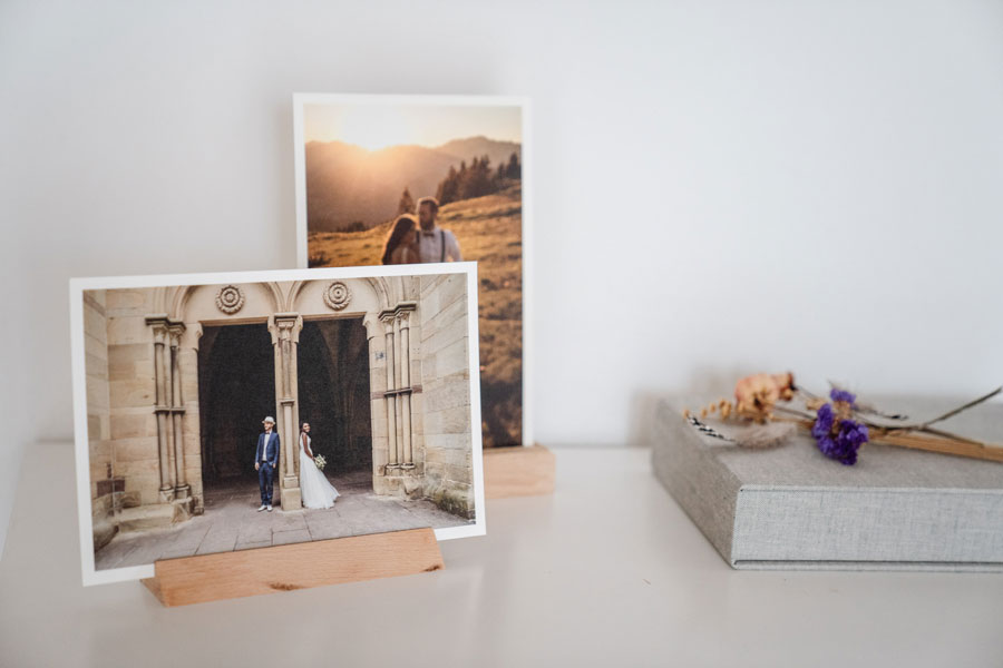 Woodzie Fotohalter Pyramide