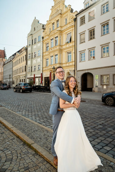 Brautpaarshooting Maximilianstraße Augsburg